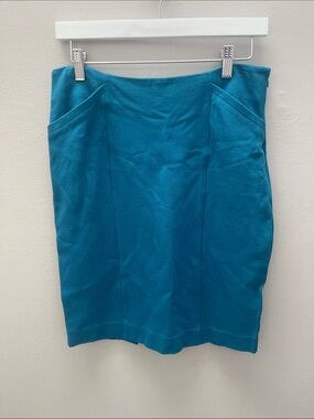 CAbi Teal Pencil Skirt - Women's
